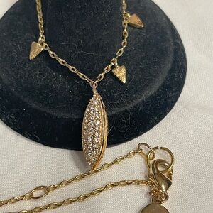 Stella&Dot original 21" necklace. Gold reverses to diamonds. Smoke free. 1 owner